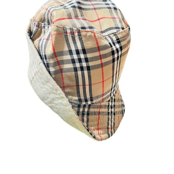 Source Unknown Checkered Beret in Beige and Black - Picture 7 of 10